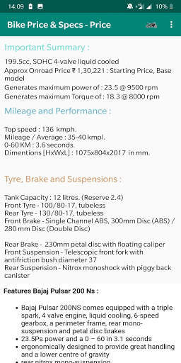 India Bikes : Price App : Reviews Colors Problems screenshot 8
