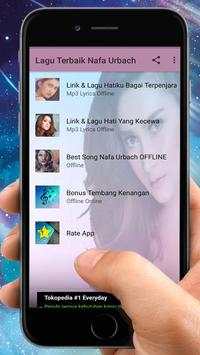 Lagu Terbaik Nafa Urbach OFFLINE screenshot 3