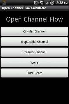 Open Channel Flow Free स्क्रीनशॉट 1