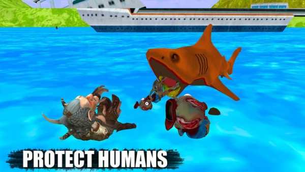 Angry Shark Attack 2018 - Zombie Hungry Games screenshot 2