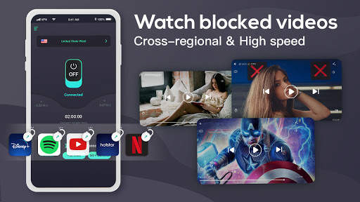 Touch VPN gratuito - VPN illimitata e VPN veloce screenshot 2