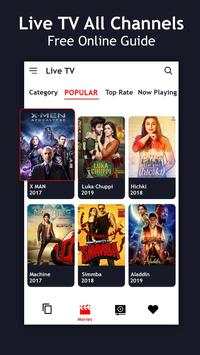 Live TV All Channels Free Online Guide screenshot 1