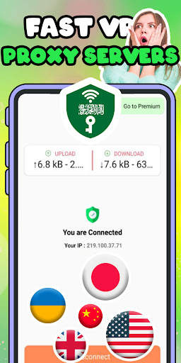 Saudi VPN - Secure VPN Proxy screenshot 1
