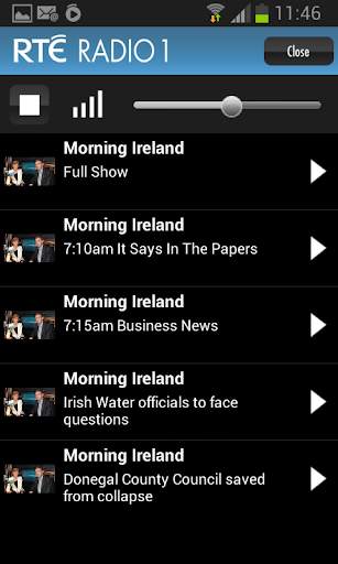 RTÉ Radio Player screenshot 2