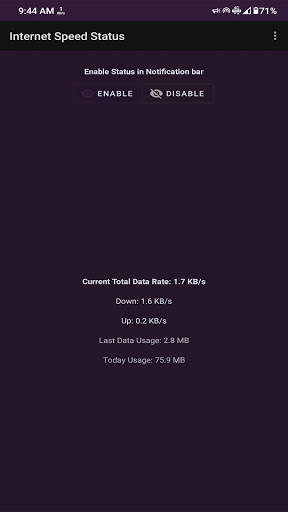 Net Speed Status screenshot 4