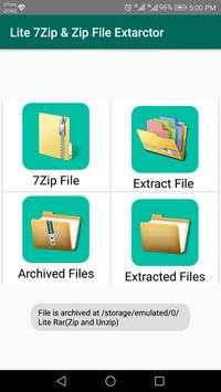 Lite 7z & 7Zip File Extarctor screenshot 4