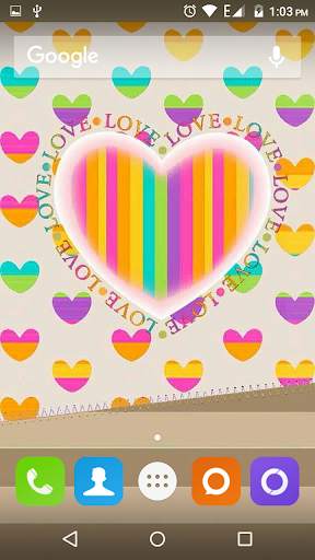 Cute Heart Wallpapers 4 تصوير الشاشة