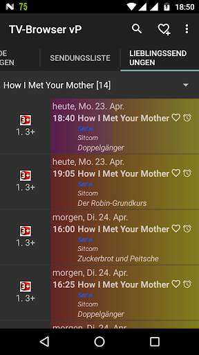 TV-Browser vP - TV-Programm/Radio-Programm screenshot 3