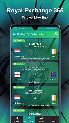 Royal Exchange 365 Cricket Live line screenshot 3