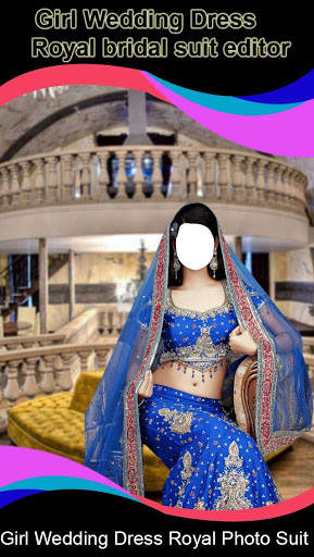 Girl Wedding Dress : Royal Bridal Suit Editor screenshot 1