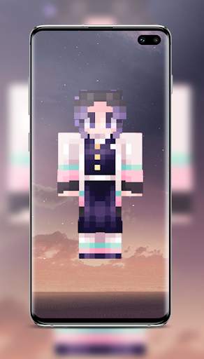 Demon Slayer Minecraft Skin screenshot 4