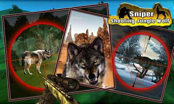 Sniper shooting Jungle Wolf screenshot 5