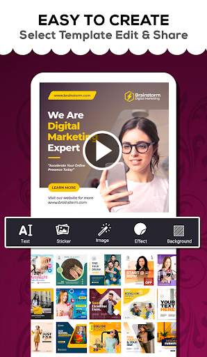 Social Media Post Maker Video: Social Post Creator screenshot 4