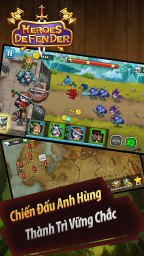 Defender Heroes: Game Chiến Thuật Idle TD screenshot 3