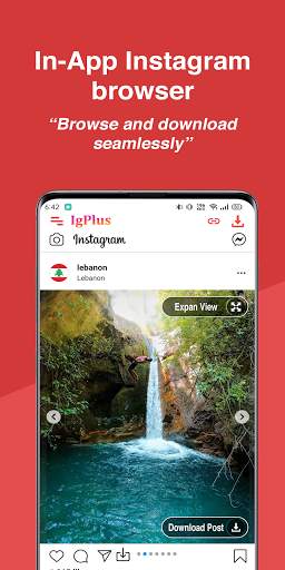 Ig Plus - Browser & Video Downloader for Instagram screenshot 2