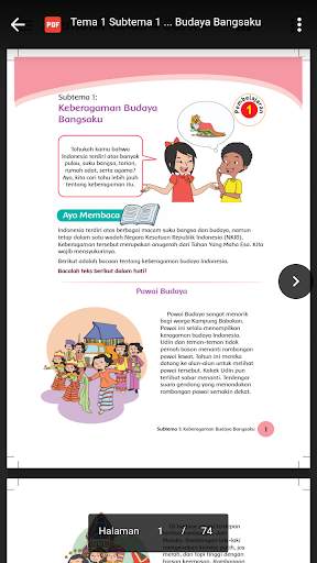 Buku Kelas 4 Tematik 1-9 Lengkap screenshot 4