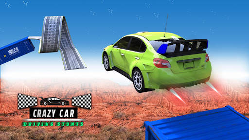 Crazy Car Driving Stunts: Impossible Track Racing screenshot 1