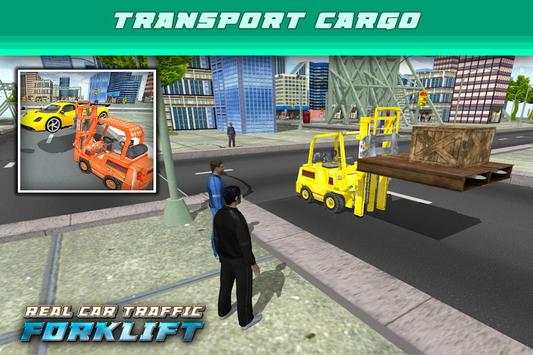 Real Car Traffic Forklift Sim screenshot 4
