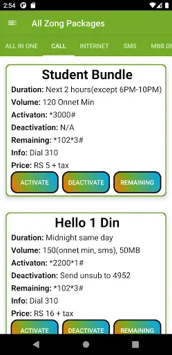 Zong Packages 2021 | Zong Packages 2021 Newest screenshot 11