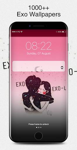 Exo Songs Lyrics & Wallpapers screenshot 1
