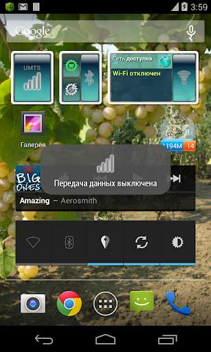 Mobile Data Виджет скриншот 5