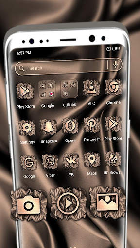 Luxury Silk Launcher Themes screenshot 1