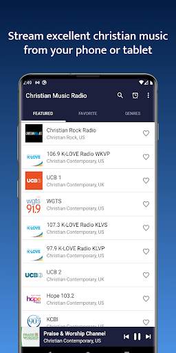 Christian Music Radio Stations screenshot 5