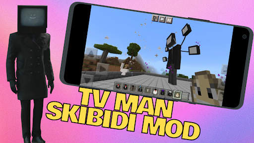 TVman Mod Minecraft Skibidi screenshot 6