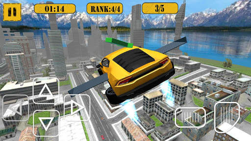 Flying Car Russian City Drive screenshot 2