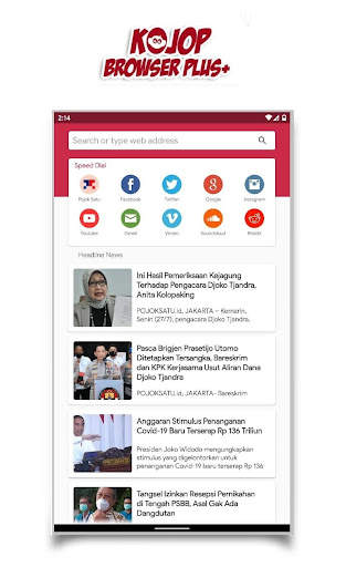 Kojop Browser Plus - Anti Blok screenshot 2