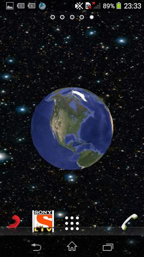 Planet Galaxy Live Wallpaper screenshot 7
