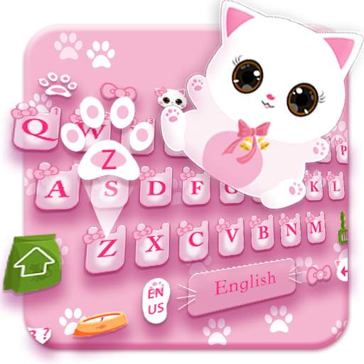 Pink Cat Lovely Keyboard 10001003