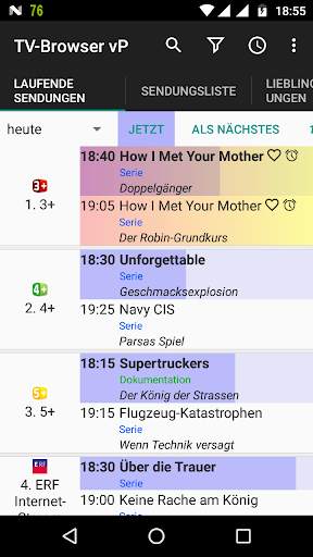 TV-Browser vP - TV-Programm/Radio-Programm screenshot 4