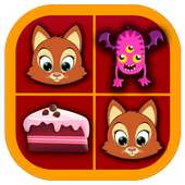 Match pairs kids memory game - Latest edition logo