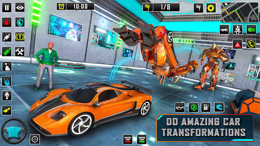 Robot Car Transformation Games screenshot 6