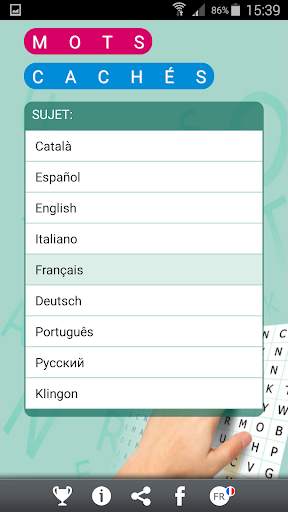 Mots Cachés français - Mêlés screenshot 4