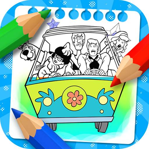 Scooby coloring doo cartoon game 4
