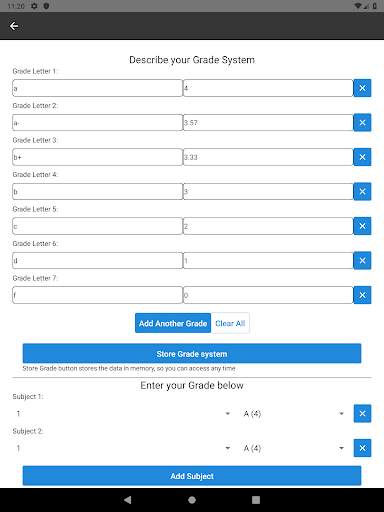 GPA Calculator Pakistan screenshot 5