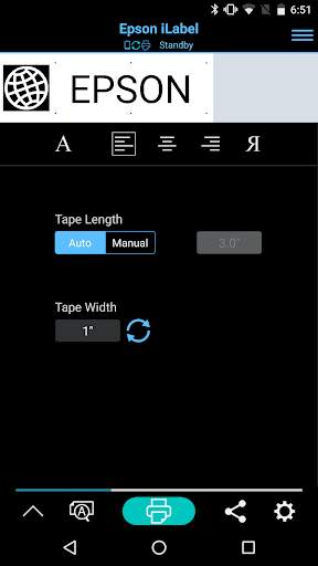 Epson iLabel screenshot 2