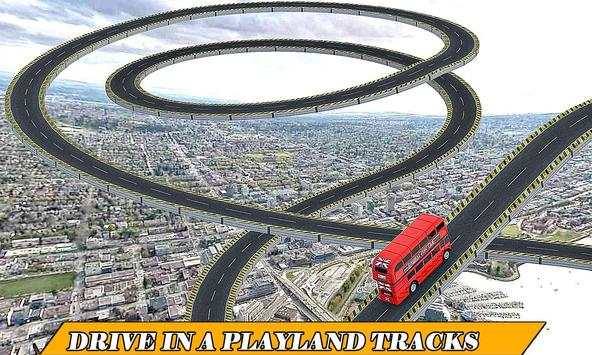 Double Decker Bus Simulator Impossible Tracks screenshot 7