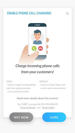 Pay Per Minute - Phone Call Charging screenshot 6