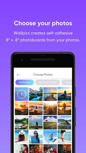 Wallpics™ — Stickable Photo Tiles screenshot 2