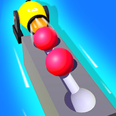 Fill balls 3D icon