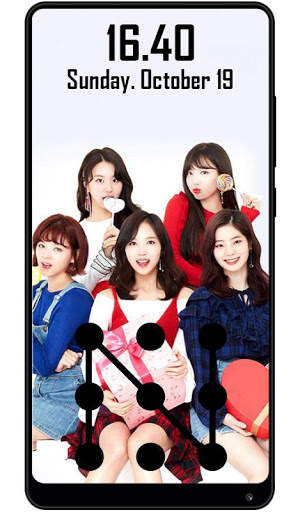 Twice Lock Screen - New 4 تصوير الشاشة