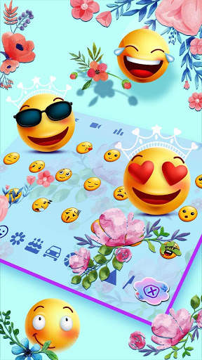 Spring Flowers keyboard screenshot 3