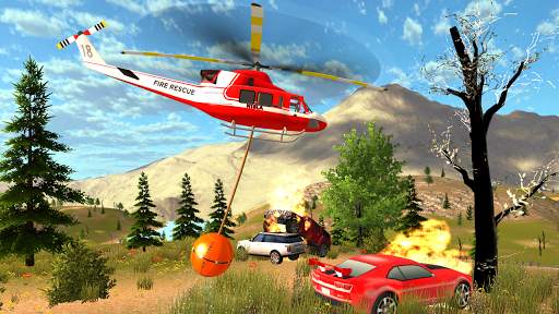 Helicopter Flying Car Driving screenshot 6