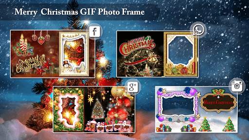 Merry Christmas GIF Photo Frame : Christmas Editor screenshot 2