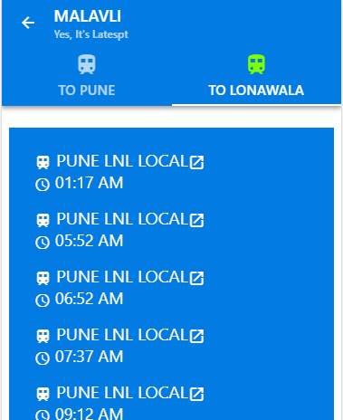 PUNE LONWALA LOCAL - 2018 screenshot 2