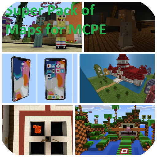 Super Pack of Maps for MCPE icon