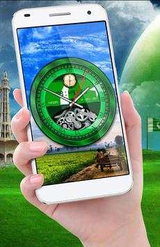 Pakistani Analog Clock Live Wallpaper 2019 HD Flag screenshot 2